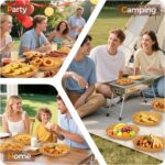 Air Fryer Paper Liners Disposable  Square Non-Stick Air Fryer Parchment Paper, Food Grade Baking Sheets for Baking Roasting Microwave - Image 6