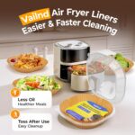 Air Fryer Paper Liners Disposable  Square Non-Stick Air Fryer Parchment Paper, Food Grade Baking Sheets for Baking Roasting Microwave - Image 7