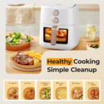 Air Fryer Paper Liners Disposable  Square Non-Stick Air Fryer Parchment Paper, Food Grade Baking Sheets for Baking Roasting Microwave - Image 8