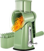 SUSTEAS Rotary Cheese Grater with Handle