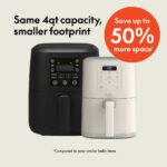 bella 6 Qt Slim Air Fryer, Fits-anywhere™ Kitchenware, - Image 2