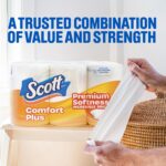 Scott ComfortPlus Toilet Paper, Septic Tank Safe, Single-Ply - Image 2
