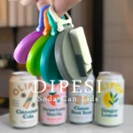 Summervibes DIPESI 4-Pack BPA-Free Soda Can Lids with Straw - Reusable Lids for Seltzer, Juice & Beverage, Silicone Straws Included Drink Covers Children's Day summerwins,summerwins - Image 2