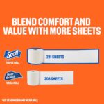 Scott ComfortPlus Toilet Paper, Septic Tank Safe, Single-Ply - Image 3