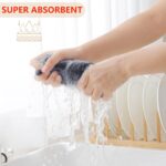 Homaxy 100% Cotton Waffle Weave Kitchen Dish Cloths - Image 4