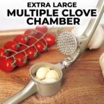 Zulay Kitchen Large Premium Garlic Press Set - Image 3
