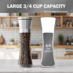 Home EC Premium Stainless Steel Sea Salt and Pepper Grinder Set - Image 4