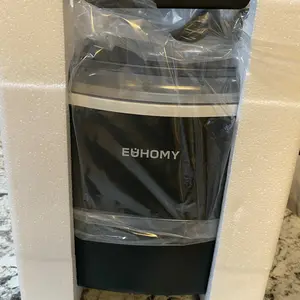 EUHOMY Ice Maker Countertop with Handle, 26lbs in 24Hrs, 9 Ice Cubes Ready in 6 Mins, Auto-Cleaning Portable Ice Maker with Basket and Scoop, for Home/Kitchen/Camping/RV. (2026New Silver) Utensils photo review
