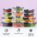 24-piece set (glass storage containers with lids) – limited to one order per person, while supplies last (factory clearance sale) - Image 8
