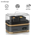 EVOLOOP Rapid Egg Cooker 6 Egg Capacity BPA free Electric Egg Cooker for Hard Boiled Eggs, Poached Eggs, Scrambled Eggs, or Omelets，Easy and Convenient Way to Prepare Delicious Eggs ,outdoor gear Kitchen Appliances - Image 3