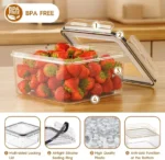 AISOON 40 PCS Extra Large 85oz Plastic Airtight Food Storage Containers Set (20 Containers + 20 Lids), Leakproof, Reusable, Microwave & Dishwasher Safe, with Labels & Pen - Image 8