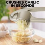 Zulay Kitchen Large Premium Garlic Press Set - Image 5