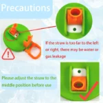 Summervibes DIPESI 4-Pack BPA-Free Soda Can Lids with Straw - Reusable Lids for Seltzer, Juice & Beverage, Silicone Straws Included Drink Covers Children's Day summerwins,summerwins - Image 3