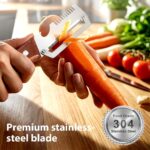 Vegetable Peeler, 2026 Upgrade Multifunctional Stainless Steel Peeler - Image 8