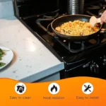 [SUPAFA] Stainless Steel Stove Gap Covers,Stove Gap Filler,Range Trim Kit, Stove Gap Guards, Heat Resistant and Easy to Clean, Easy retractable Length 13.8" to 27.5", Width 0.79"(2PCS) Adjustable Telescoping，kitchen gadgets - Image 6