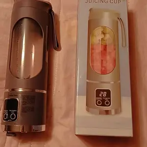 Ultimate Portable Blender! USB Rechargeable & Compact for Smoothies On-The-Go - Perfect Travel, Back To School & Gym! Leak Proof Design, Makes Shakes & Baby Food in Seconds cup juicer rechargeable mini blender vegetable photo review