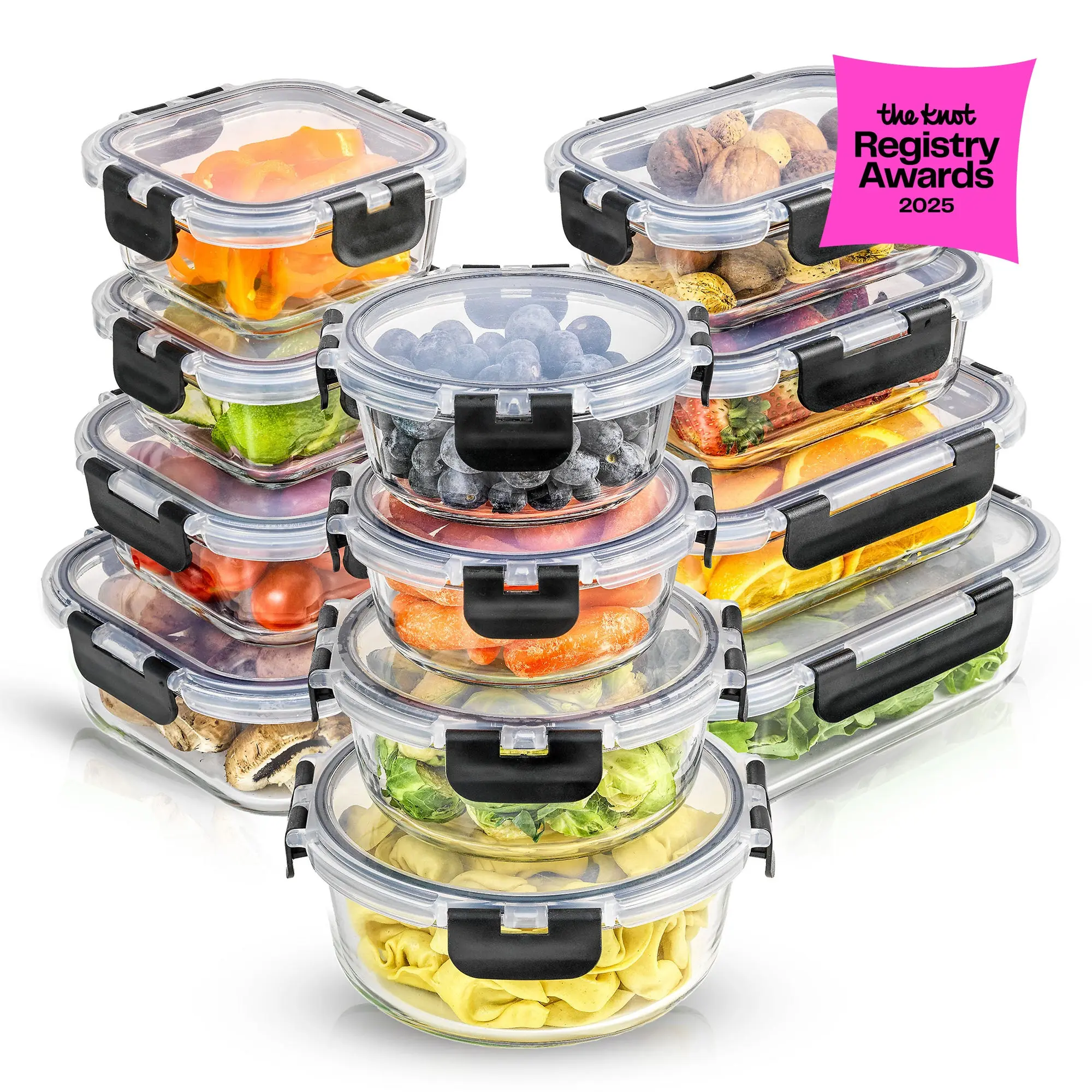 c33bc46175994495b6f7cbd4da00f3ab~tplv-fhlh96nyum-crop-webp_2000_2000 24-piece set (glass storage containers with lids) – limited to one order per person, while supplies last (factory clearance sale) - Image 1