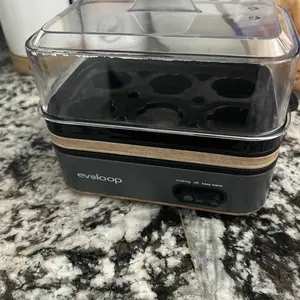 EVOLOOP Rapid Egg Cooker 6 Egg Capacity BPA free Electric Egg Cooker for Hard Boiled Eggs, Poached Eggs, Scrambled Eggs, or Omelets，Easy and Convenient Way to Prepare Delicious Eggs ,outdoor gear Kitchen Appliances photo review