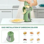SUSTEAS Rotary Cheese Grater with Handle - Image 5