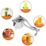 Hand Juicer Squeezer - Portable Multifunctional Manual Fruit Juicer Quiet Operation Easy Cleaning Detachable Head Press Sturdy Food Grade Juicermachine Kitchen Gadget Utensils - Image 3