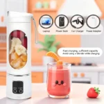 Ultimate Portable Blender! USB Rechargeable & Compact for Smoothies On-The-Go - Perfect Travel, Back To School & Gym! Leak Proof Design, Makes Shakes & Baby Food in Seconds cup juicer rechargeable mini blender vegetable - Image 8