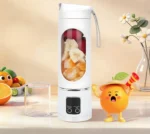 Ultimate Portable Blender! USB Rechargeable & Compact for Smoothies On-The-Go - Perfect Travel, Back To School & Gym! Leak Proof Design, Makes Shakes & Baby Food in Seconds cup juicer rechargeable mini blender vegetable