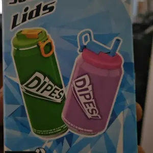 Summervibes DIPESI 4-Pack BPA-Free Soda Can Lids with Straw - Reusable Lids for Seltzer, Juice & Beverage, Silicone Straws Included Drink Covers Children's Day summerwins,summerwins photo review