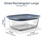 Tupperware Voila™ Glass Rectangular Set of 4 - Image 5