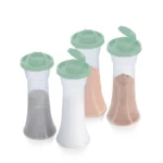 tupperware-Hourglass Salt and Pepper Shakers | Large Set of 4 - Image 4
