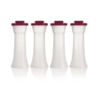 tupperware-Hourglass Salt and Pepper Shakers | Large Set of 4 - Image 3