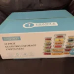 Vtopmart 36 Pack Glass Food Storage Containers with Lids -Stackable Design for Kitchen Utensils Oven Microwave Freezer Dishwasher Kitchenware Lunch Compartment Grey Rectangle Airtight Meal Prep,Large Storage,summerwins photo review