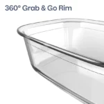 Tupperware Voila™ Glass Bakeware Set of 3 | Square, Round & XL Rectangular - Image 5