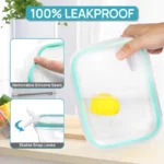 Vtopmart 36 Pack Glass Food Storage Containers with Lids -Stackable Design for Kitchen Utensils Oven Microwave Freezer Dishwasher Kitchenware Lunch Compartment Grey Rectangle Airtight Meal Prep,Large Storage,summerwins - Image 7