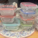 Vtopmart 36 Pack Glass Food Storage Containers with Lids -Stackable Design for Kitchen Utensils Oven Microwave Freezer Dishwasher Kitchenware Lunch Compartment Grey Rectangle Airtight Meal Prep,Large Storage,summerwins photo review